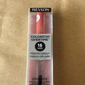 Revlon Colorstay Overtime Lipcolor & Moisturizing Topcoat, 430 Perennial Peach